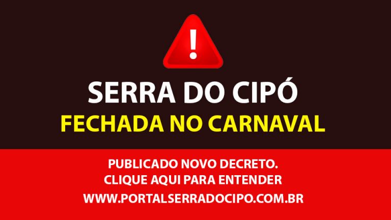 Serra do Cipó Fechada no Carnaval