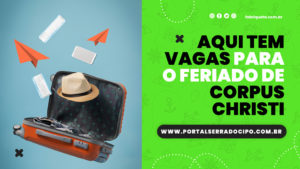 Vagas para o Feriado de Corpus Christi