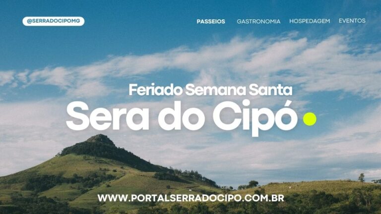 Semana Santa na Serra do Cipó - Portal Pomerode