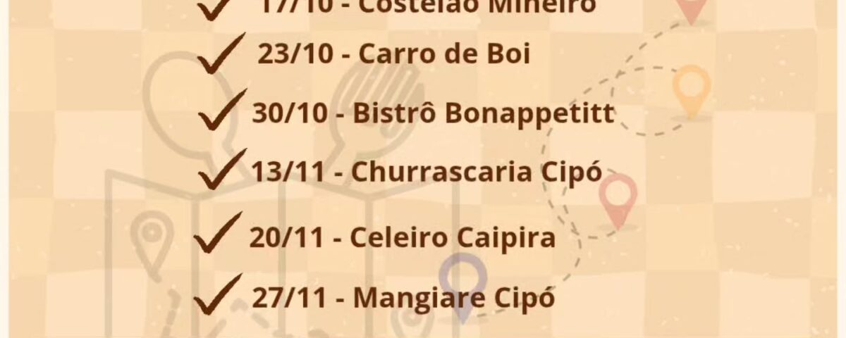 1ª Roda Gastronômica 2025 Serra do Cipó