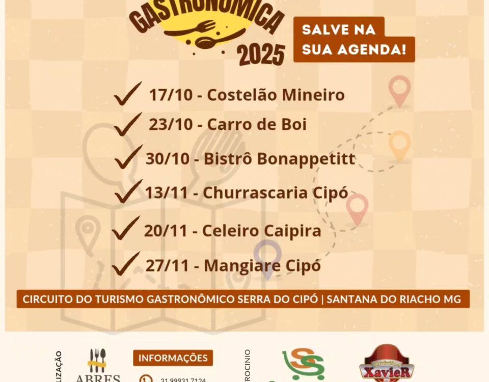 1ª Roda Gastronômica 2025 Serra do Cipó
